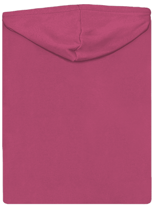 Nyomtatás nélkül cipzáras női pulóver Magenta