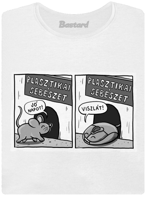 Plasztikai sebészet prémium női póló White