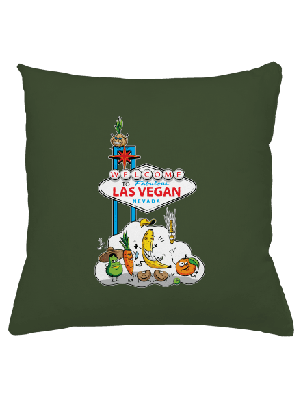 Las Vegan párna Olive Green