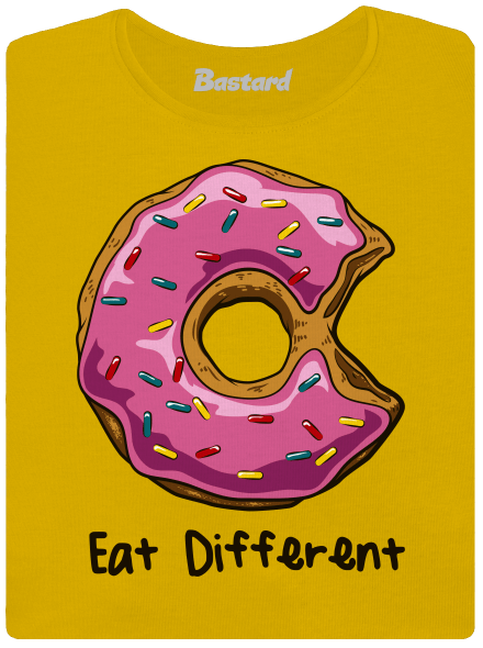 Eat different női póló Yellow