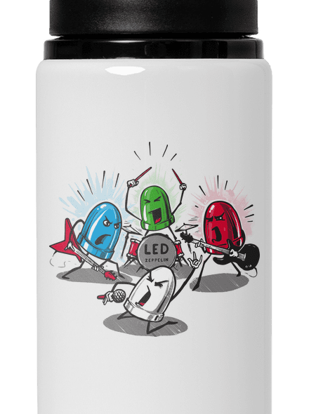 Led Zeppelin kulacs White