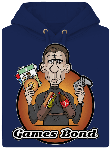 Games Bond unisex prémium pulóver Navy