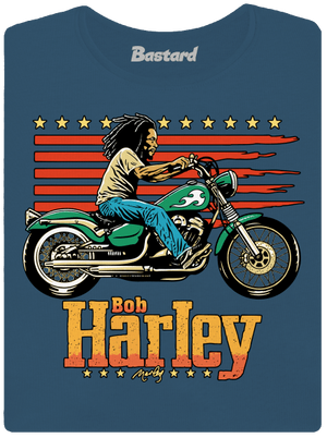 Bob Harley prémium női póló Petrol Blue