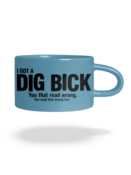 Dig bick macaron bögre Blue Macaron
