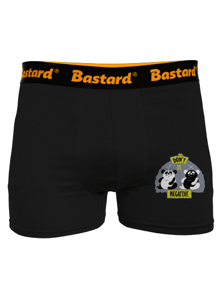 Don't be negative boxeralsó Black