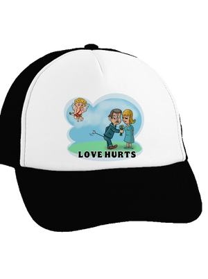Love hurts teherautós sapka Black cap
