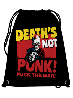 Death's not punk hátizsák Black
