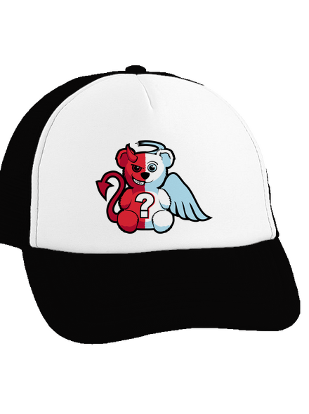 Angyal vagy ördög teherautós sapka Black cap