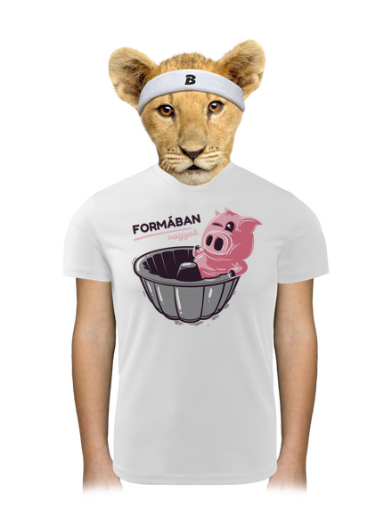 Formában gyerek sport póló White