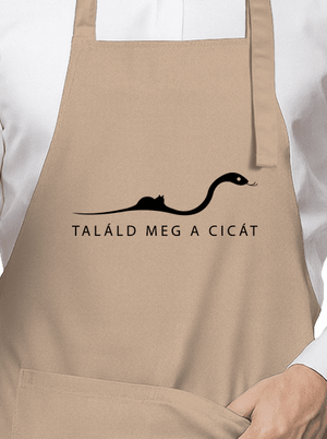 Találd meg a cicát kötény Rope