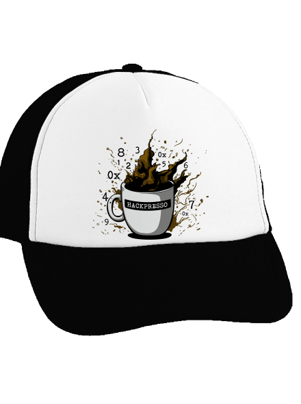 Hackpresso  teherautós sapka Black cap