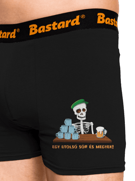 Egy utolsó sör és megyek boxeralsó Black