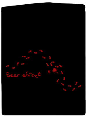 Beer effect cipzáras női pulóver Black