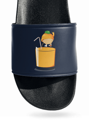 Részeg narancs papucs Navy