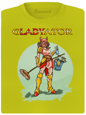 Gladyator női sportpóló Neon Yellow