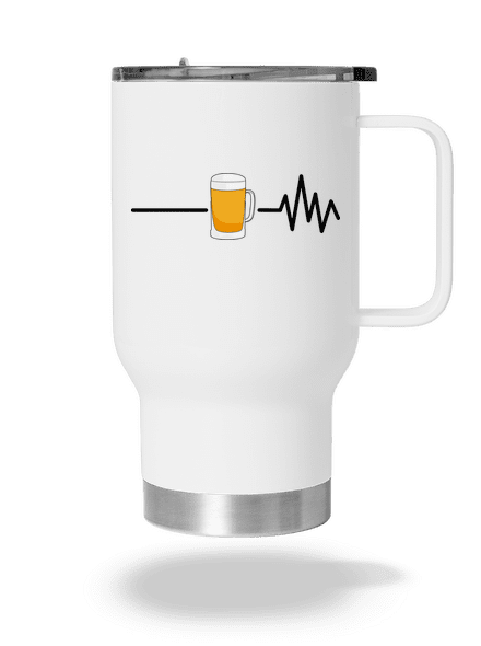 Beer help termosz bögre White