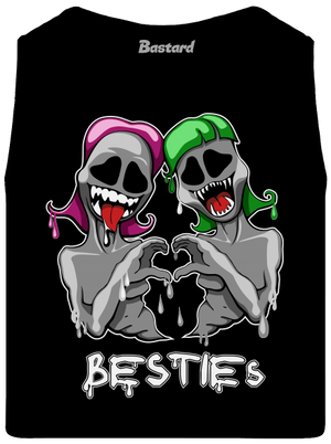 Besties férfi trikó Black