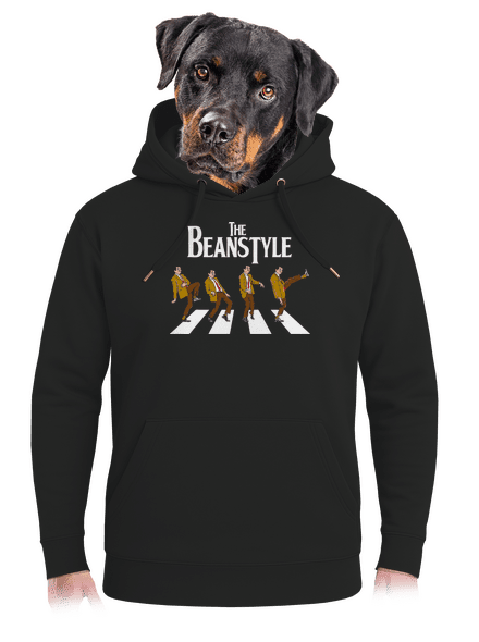 Beanstyle unisex prémium pulóver Dark Black