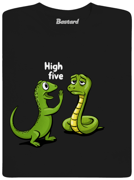 High Five férfi póló Black