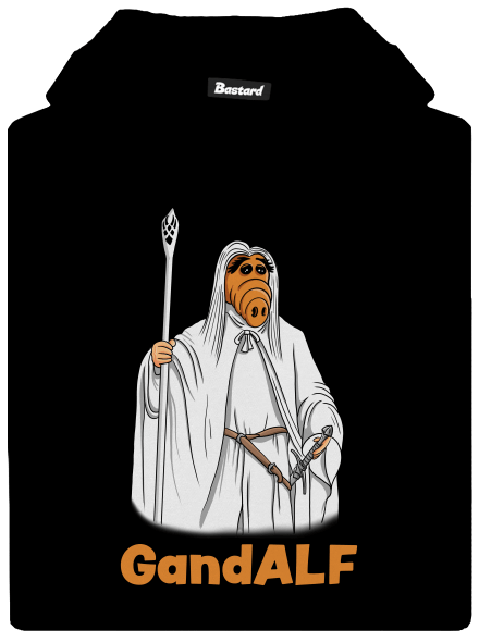 GandALF gyerek kenguruzsebes pulóver Black
