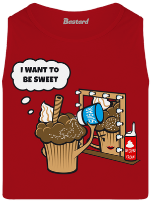 Sweet muffin férfi trikó Red