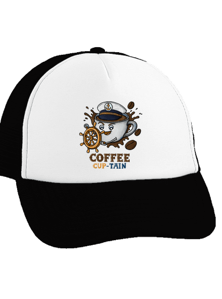 Coffee Cup-tain teherautós sapka Black cap