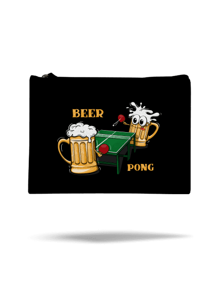 Beer pong kis táska Black