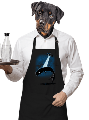 Big fish kötény Black