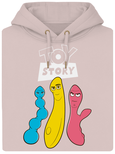 Játékháború unisex prémium pulóver Rose Chalk