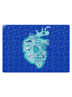 Érte dobog a szív kirakós White