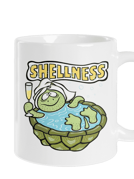 Shellness hagyományos bögre White