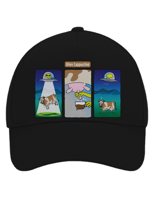 Alien Cappuccino baseballsapka Black