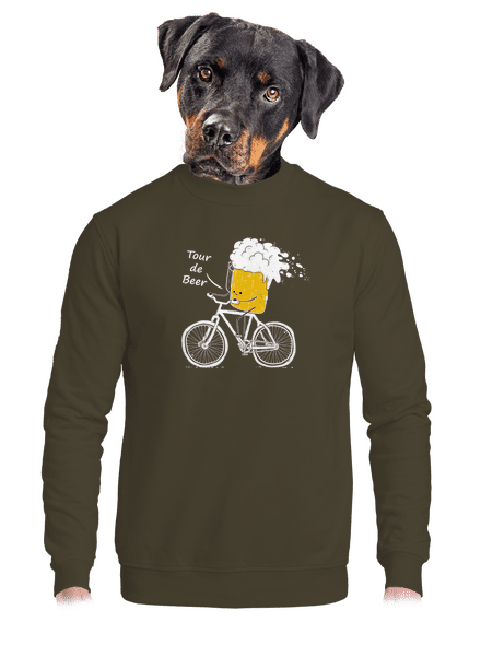 Tour de beer unisex crewneck Urban Khaki