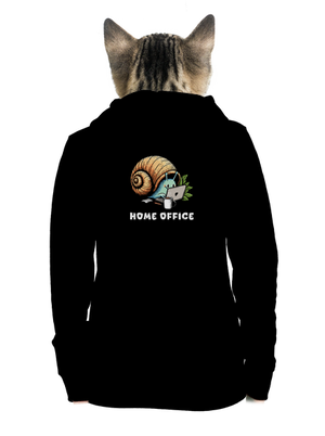 Sneka home office cipzáras női pulóver Black