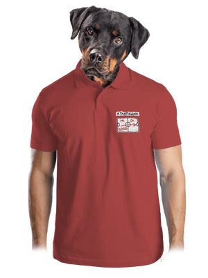 A taktikánk férfi pólóingek Burgundy