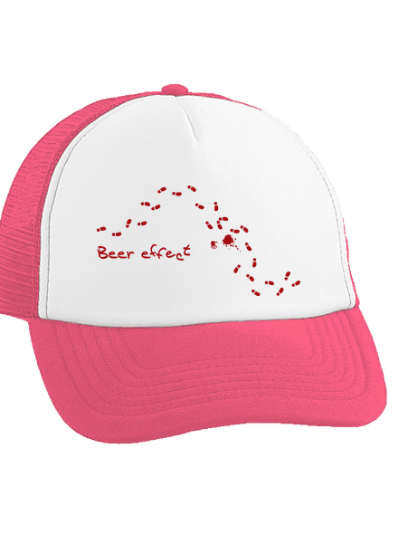 Beer effect teherautós sapka Fluorescent Pink cap