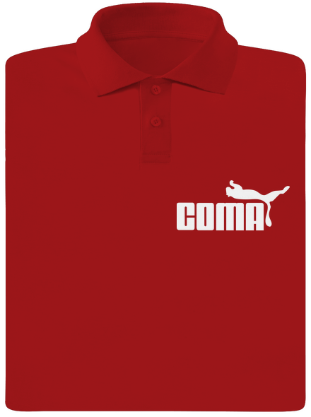 Coma férfi pólóingek Red Mal