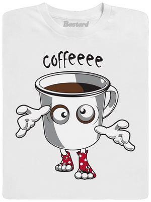 Zombie coffee férfi hosszú ujjú póló White