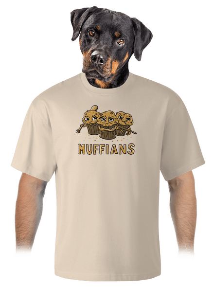 Muffians unisex túlméretezett póló Almond