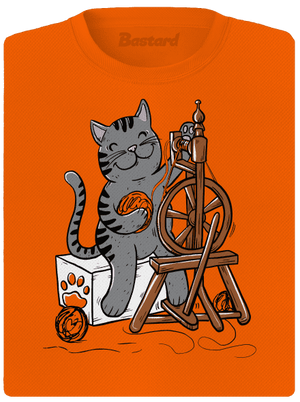 Dorombol a macska női sportpóló Neon Orange