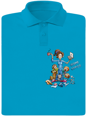 Anyukák home office férfi pólóingek Blue Atol