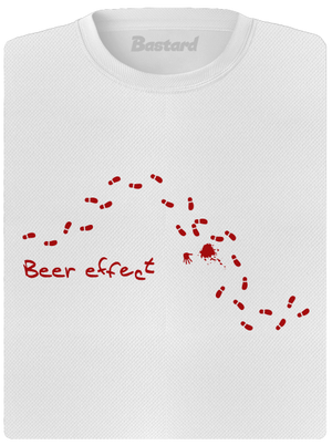 Beer effect női sportpóló White