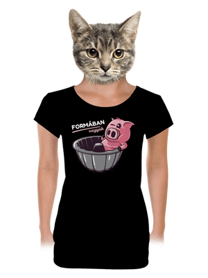 női póló elasztikus alsó szegéllyel