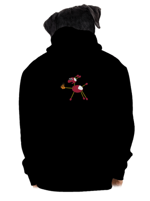  cipzáras férfi pulóver Black