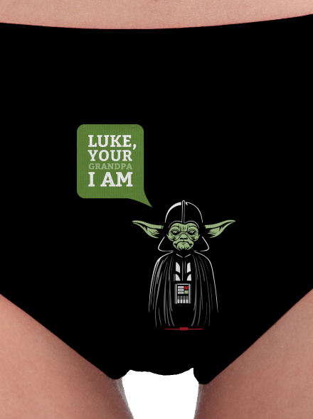 Mr. Yoda: Your grandpa I am női bugyik Black