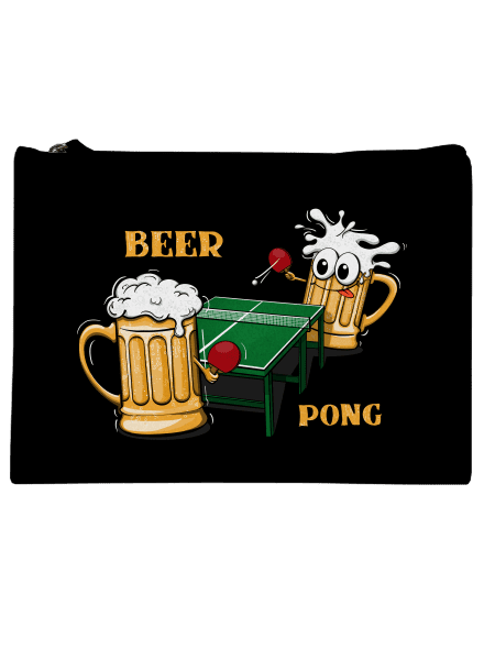 Beer pong kis táska Black