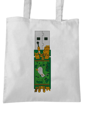 USB city táska White