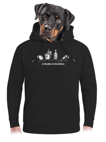  unisex prémium pulóver Dark Black