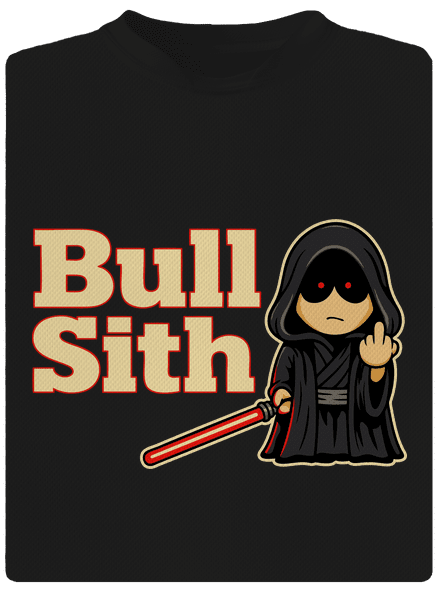 Bull sith gyerek sport póló Black