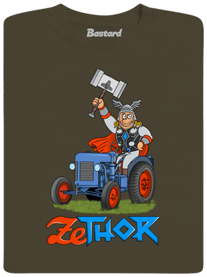 ZeThor férfi hosszú ujjú póló Urban Khaki